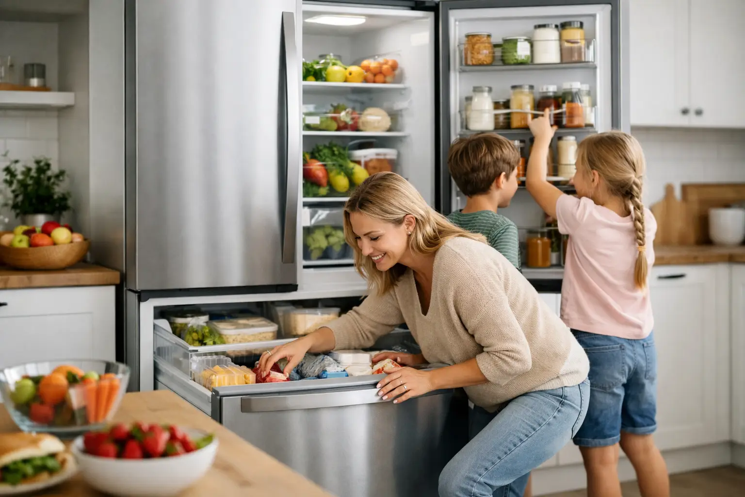 Bästa kyl och frys för barnfamilj - så väljer du